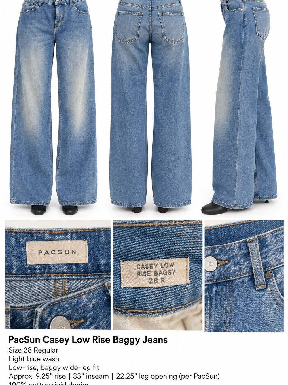 PacSun Casey low rise
